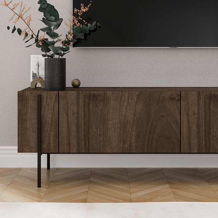 Hanah Home Soporte de TV Herman - Walnut
